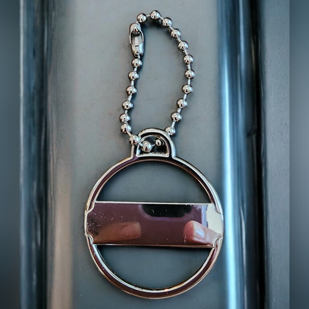 Coach Replacement Round Script Signature Silver M… - image 2